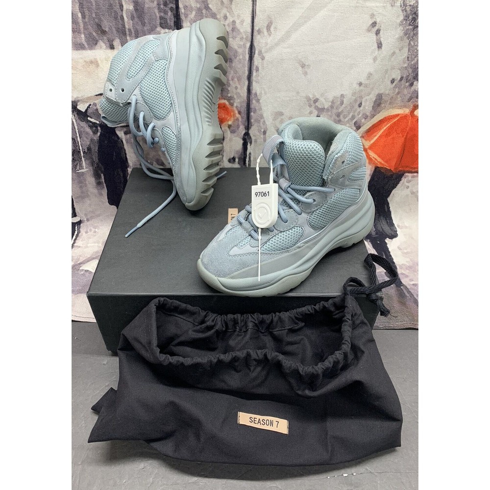 Yeezy Season 7 Desert Boot Women’s Size 5 Tonal Sole YZ7WF7003.202 House Blue